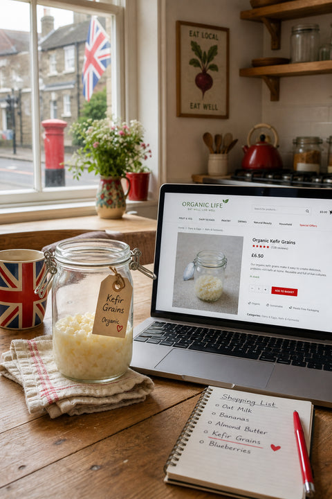 "online organik kefir starter sipariş"