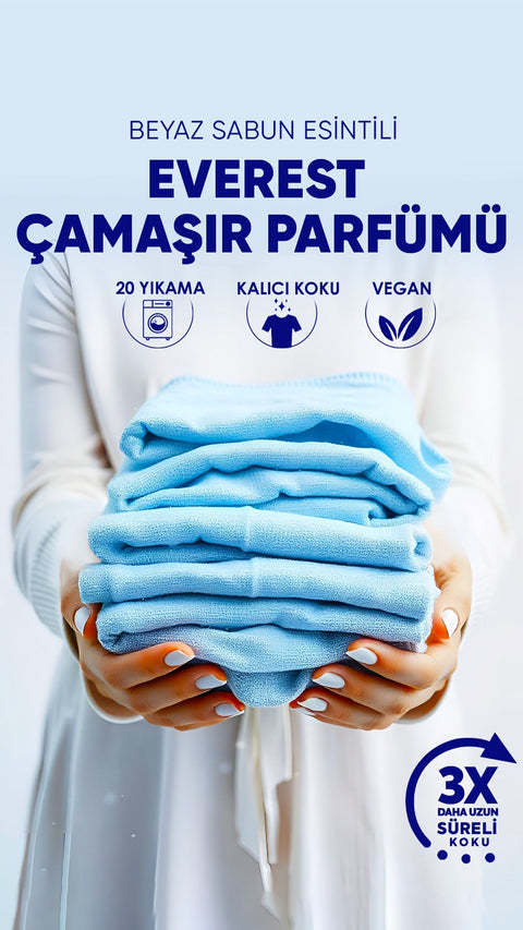 Evonox Clean Granül Çamaşır Parfümü – Beyaz Sabun Kokusu