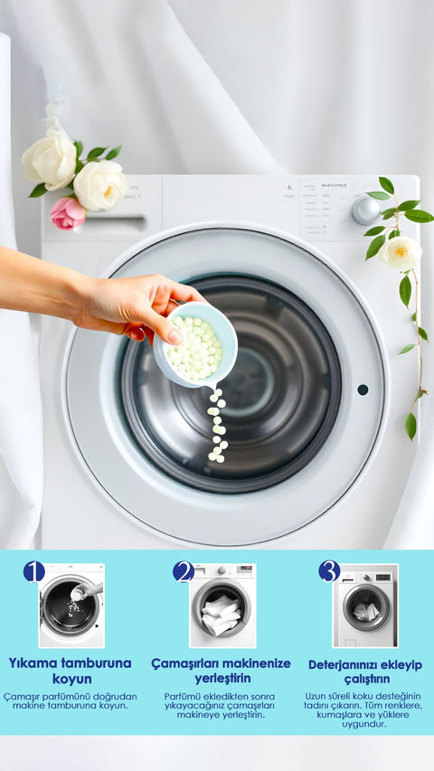 Evonox Clean Granül Çamaşır Parfümü – Beyaz Sabun Kokusu