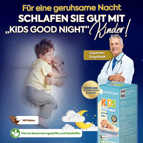 Zühre Ana Kids Good Night – Melisa ve Papatya İçerikli Uyku Şurubu