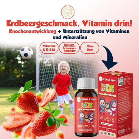 Zühre Ana Kids Multivitamin Şurubu