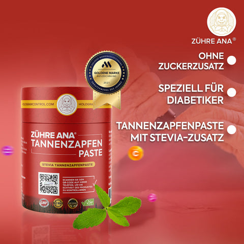 Zühre Ana Stevia Katkılı Kozalak Macunu