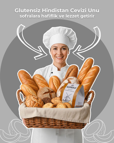 WeNatur Glutensiz Hindistan Cevizi Unu 1000 Gr