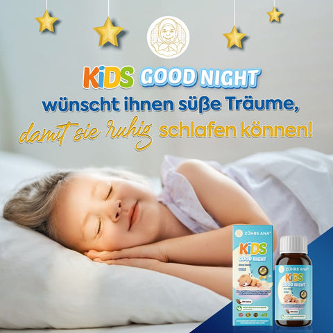 Zühre Ana Kids Good Night – Melisa ve Papatya İçerikli Uyku Şurubu