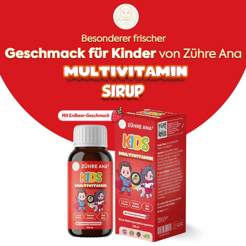Zühre Ana Kids Multivitamin Şurubu