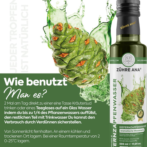 Zühre Ana Ekstraktlı Çam Çırası Kozalak Suyu