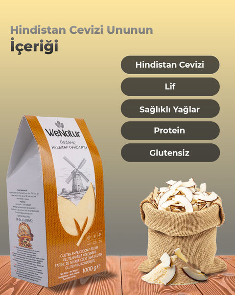 WeNatur Gluten-Free Coconut Flour 1000 Gr