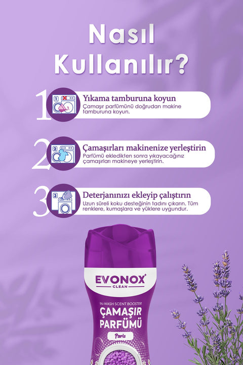 Evonox Clean Granül Çamaşır Parfümü – Paris