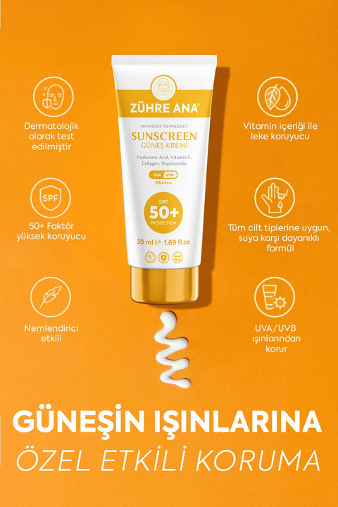 Zühre Ana Güneş Kremi SPF 50+UVA/UVB