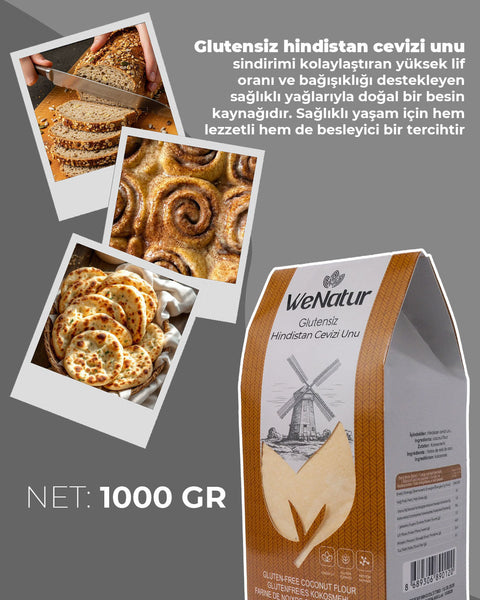 WeNatur Gluten-Free Coconut Flour 1000 Gr