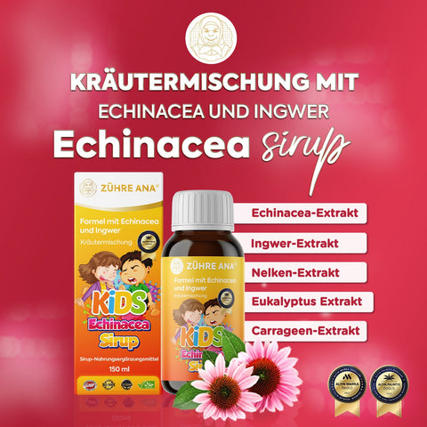 Zühre Ana Kids Ekinezya ve Zencefilli Şurup