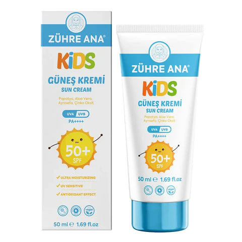 Zühre Ana Kids Güneş Kremi SPF 50+ UVA/UVB