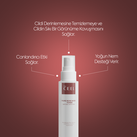 THE CEEL Gözenek Sıkılaştırıcı Saf Gül Suyu Tonik 100 ml