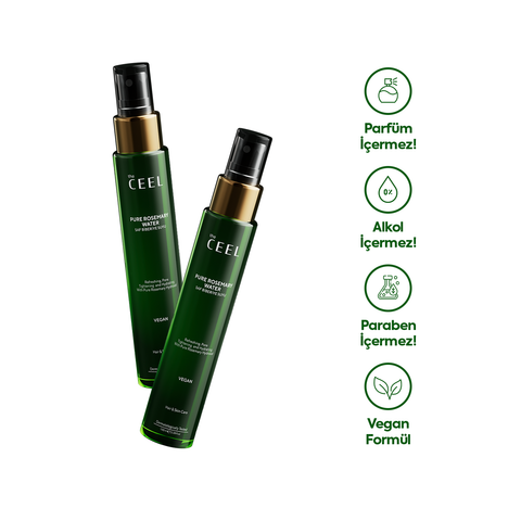 THE CEEL Biberiye Suyu Dökülme Karşıtı ve Hızlı Saç Uzatma Etkili Saf Saç Toniği 100 ml