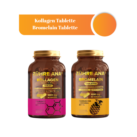 Zühre Ana Collagen ve Bromelain Tablet Seti